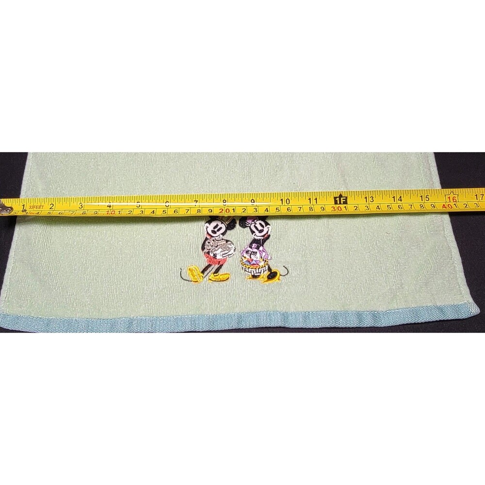 Disney Mickey & Minnie Easter Hand / Kitchen Towel Embroidered 16x24 Kohls - Picture 8 of 11